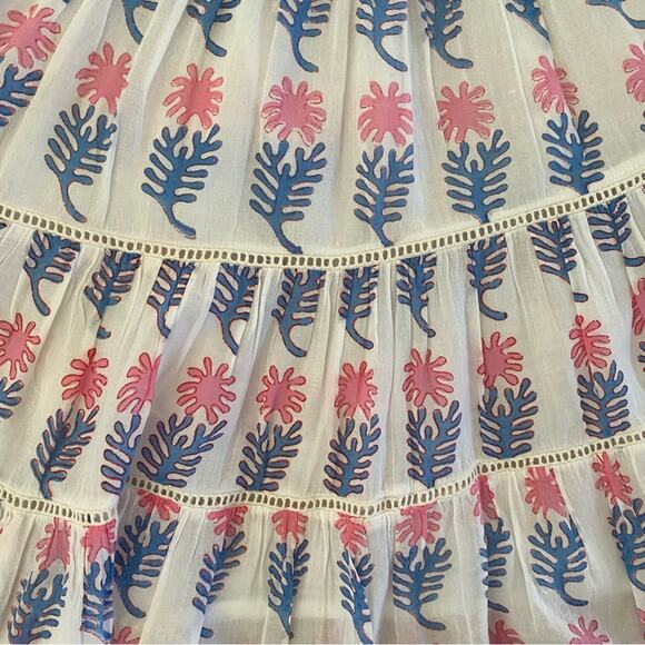 Oliphant Tuckernuck Resortwear Girls sz 4 Block Print Sundress EUC - Picture 4 of 13